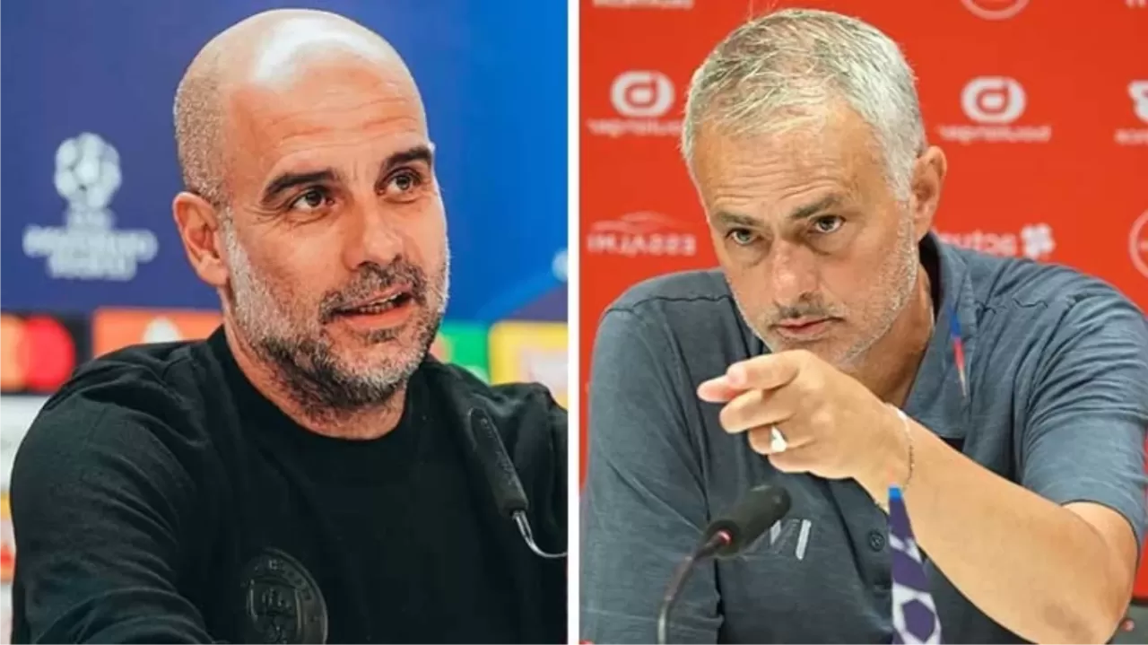 Jose Mourinho, Pep Guardiola'ya sert bir mesaj gönderdi.